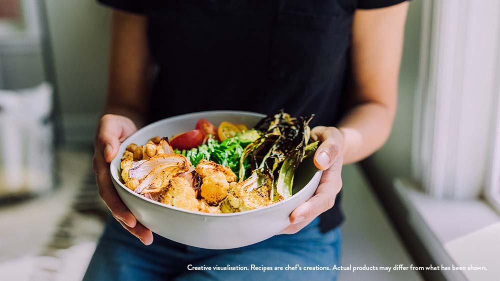 Healthy food in a bowl