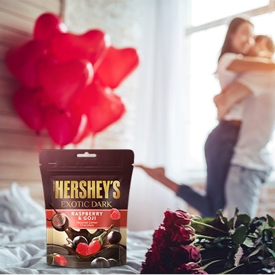Gift HERSHEY'S EXOTIC DARK chocolate to your loved ones