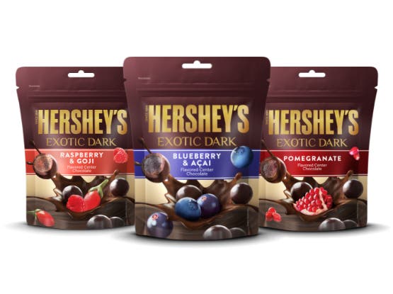 HERSHEY'S EXOTIC DARK Premium & exotic Chocolates