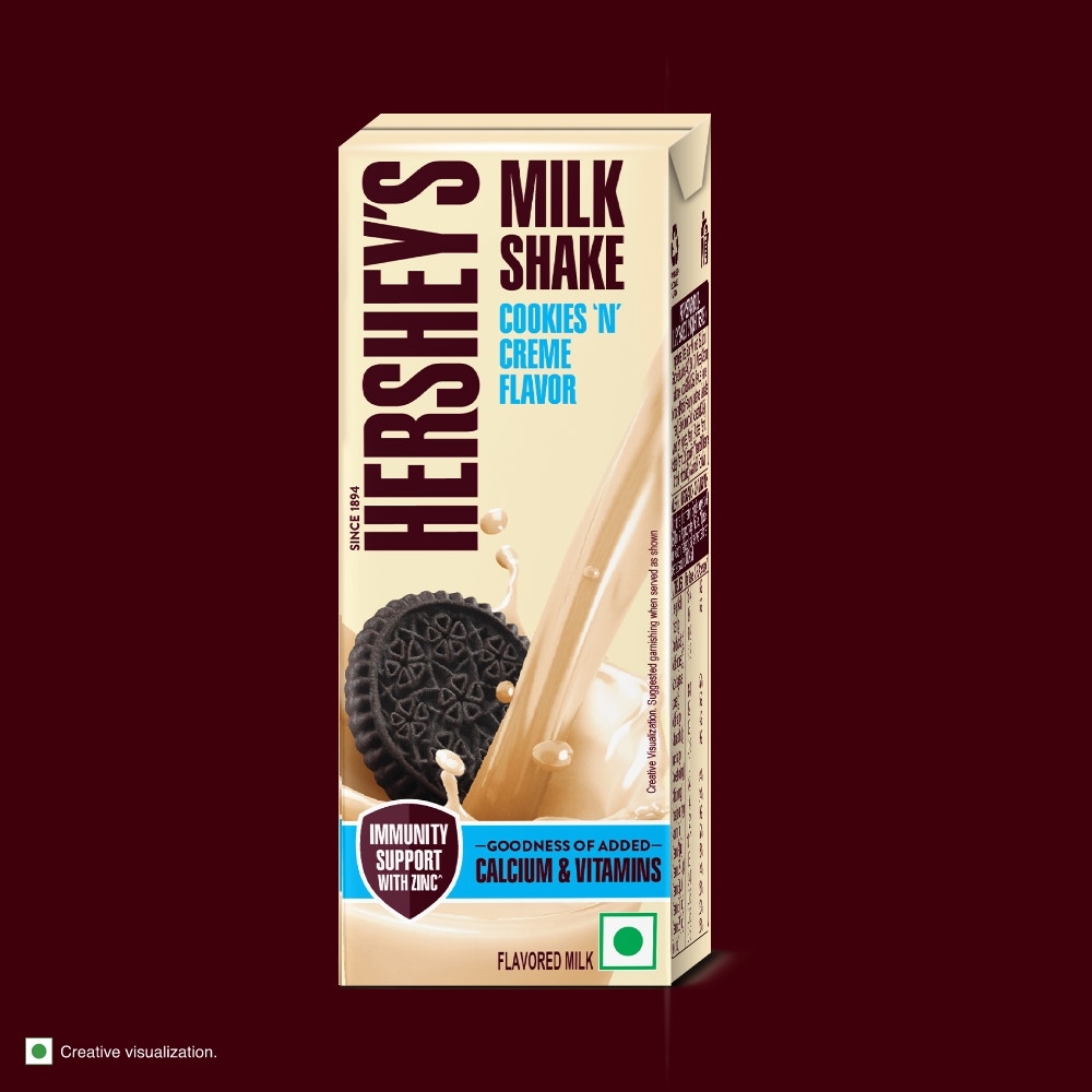 HERSHEY'S Cookies 'N' Creme Flavored MILKSHAKE