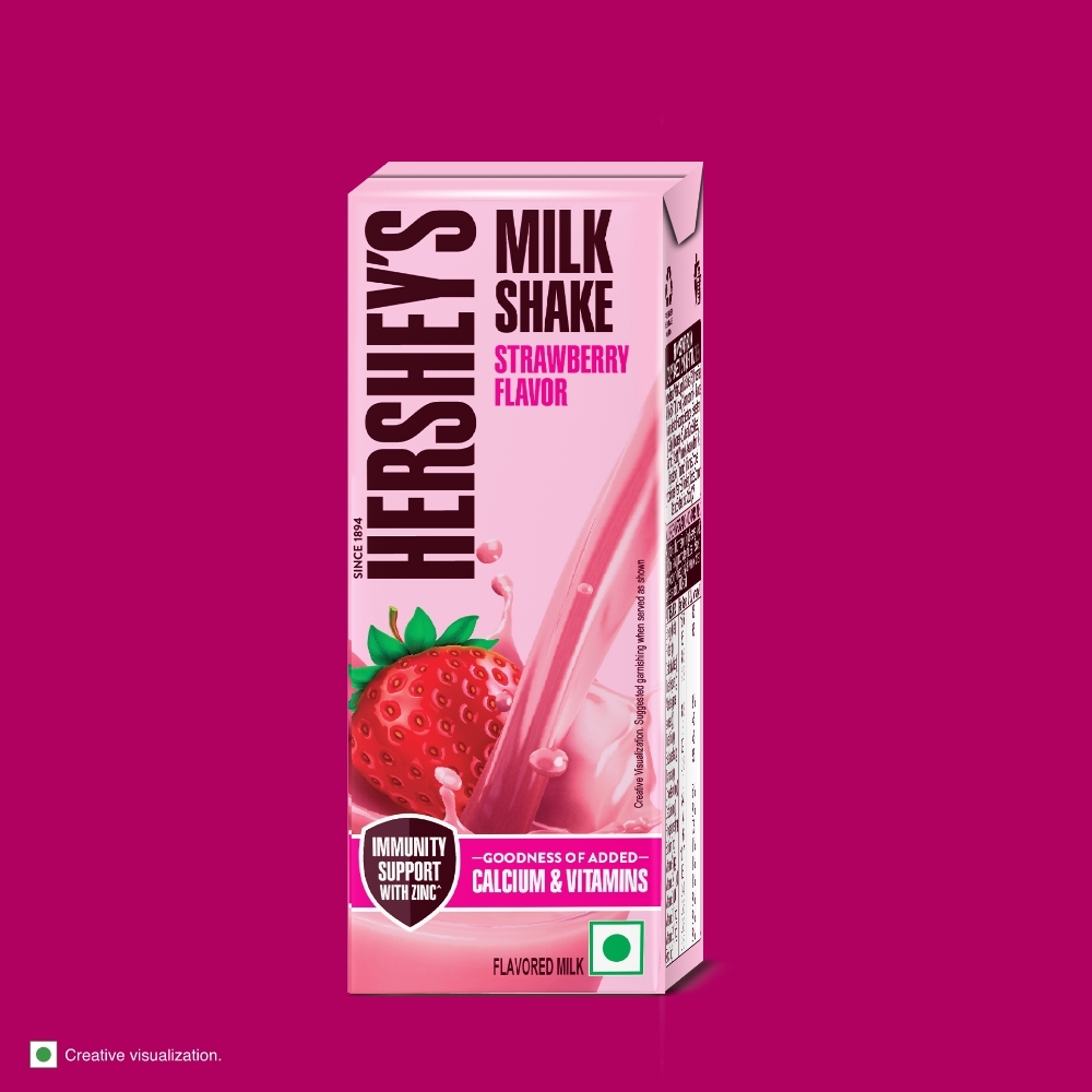 HERSHEY'S Strawberry Flavored MILKSHAKE