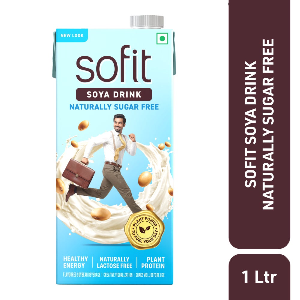 SOFIT Soya Naturally Sugar Free 1L Front of the Pack