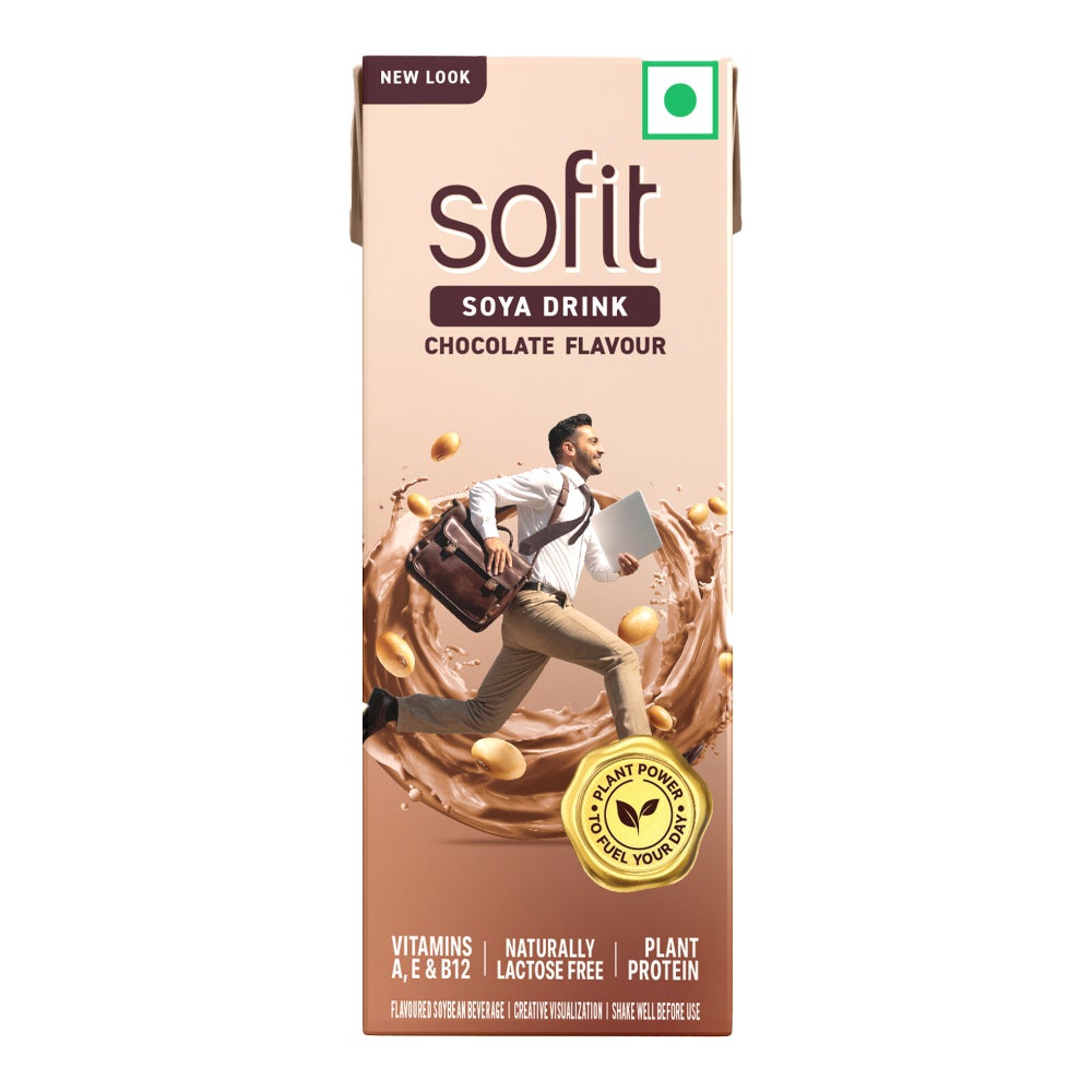 SOFIT Soya Chocolate 190ml  Front of the Pack