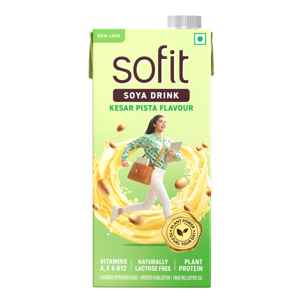 SOFIT Soya Kesar Pista 1l Front of the Pack
