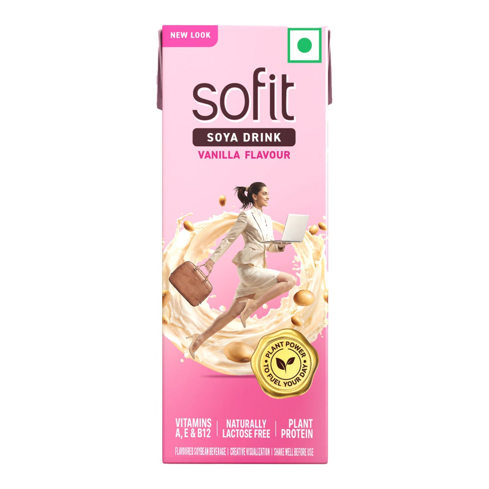 SOFIT Soya Vanilla 190ml Front of the Pack