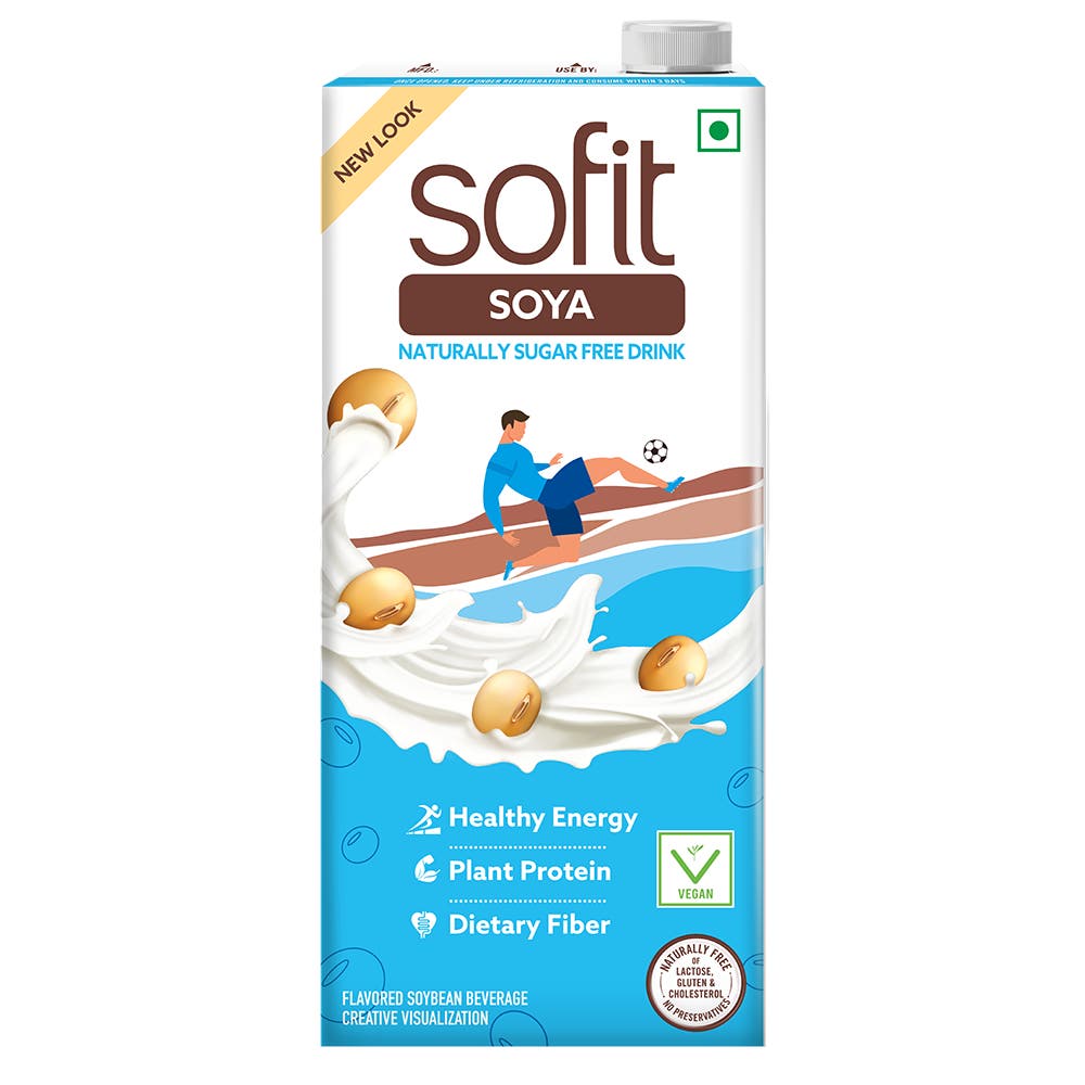 SOFIT Soya Naturally Sugar Free 1L Front of the Pack