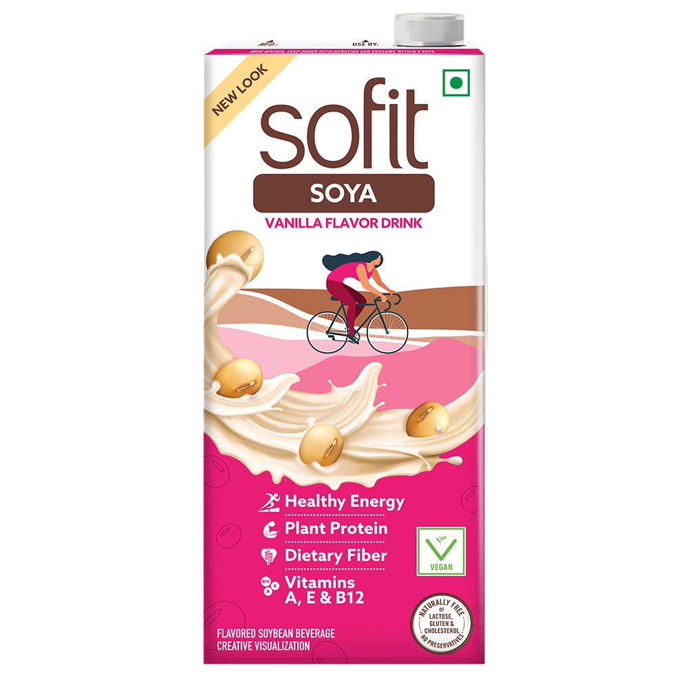 SOFIT Soya Vanilla Front of the Pack