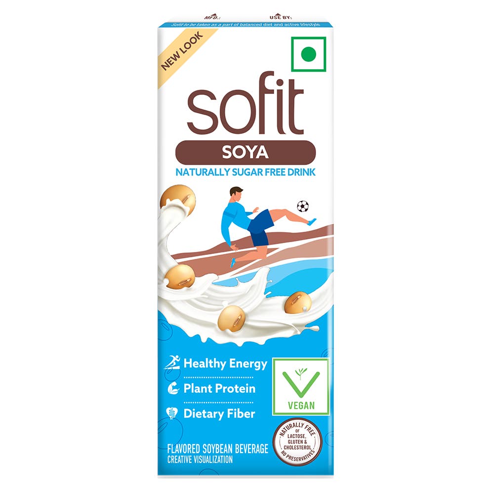 SOFIT Soya Sugar Free 200ml  Front of the Pack