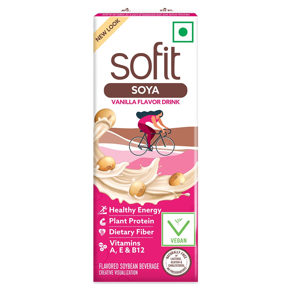 SOFIT Soya Vanilla 200ml Front of the Pack