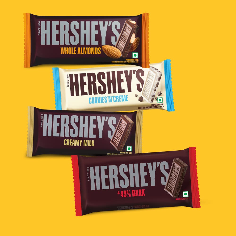 HERSHEY'S BARS in assorted flavors