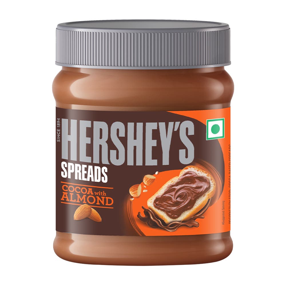 HERSHEY'S SPREADS Cocoa with Almond 150g  Front of the Pack