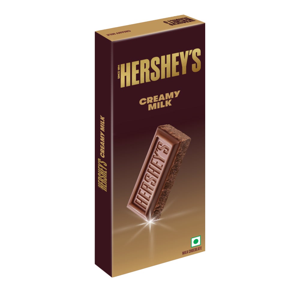 HERSHEY'S BARS Creamy Milk 90g Front of the Pack