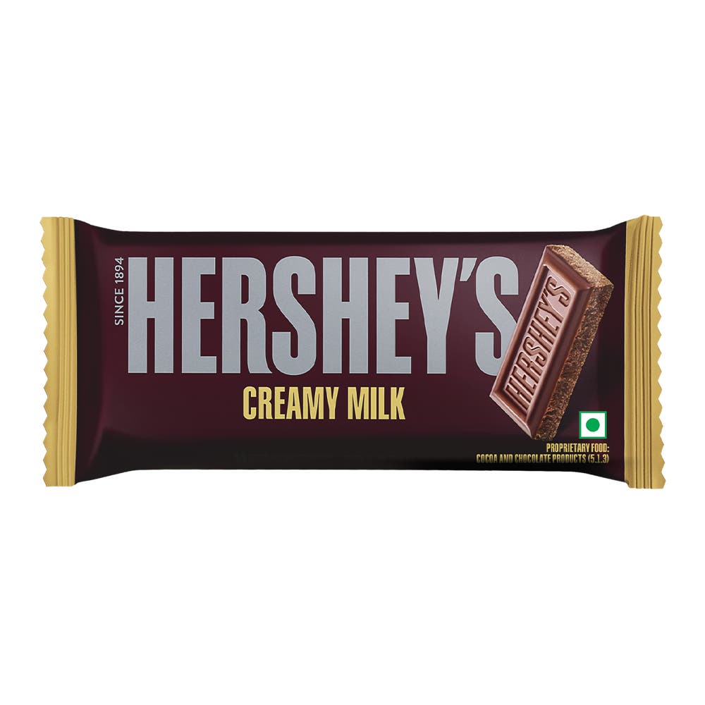 HERSHEY'S BARS Creamy Milk 100g Front of the Pack