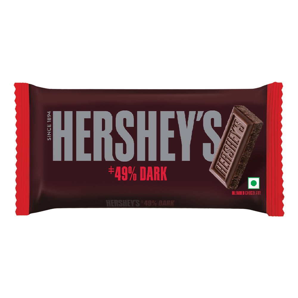 HERSHEY'S BARS Dark 100g Front of the Pack