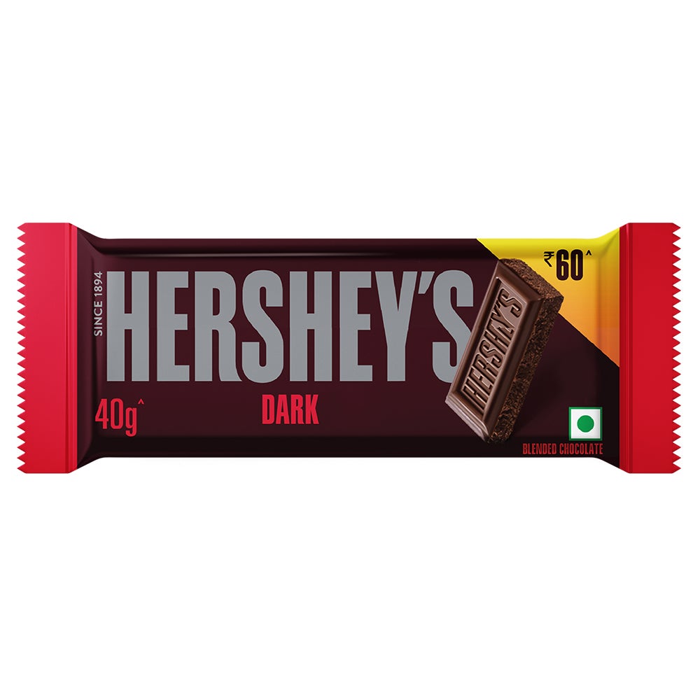 HERSHEY'S BARS Dark 40g Front of the Pack