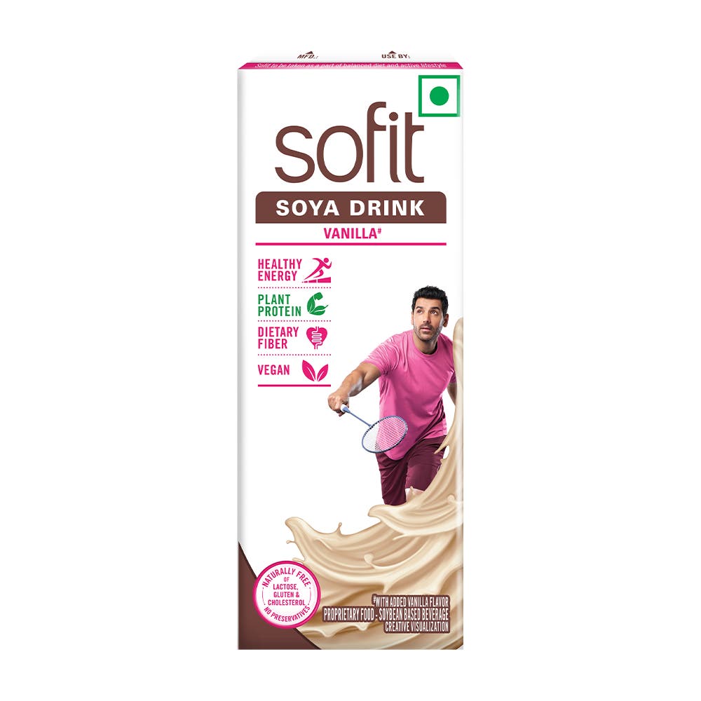 SOFIT Soya Vanilla 200ml Front of the Pack