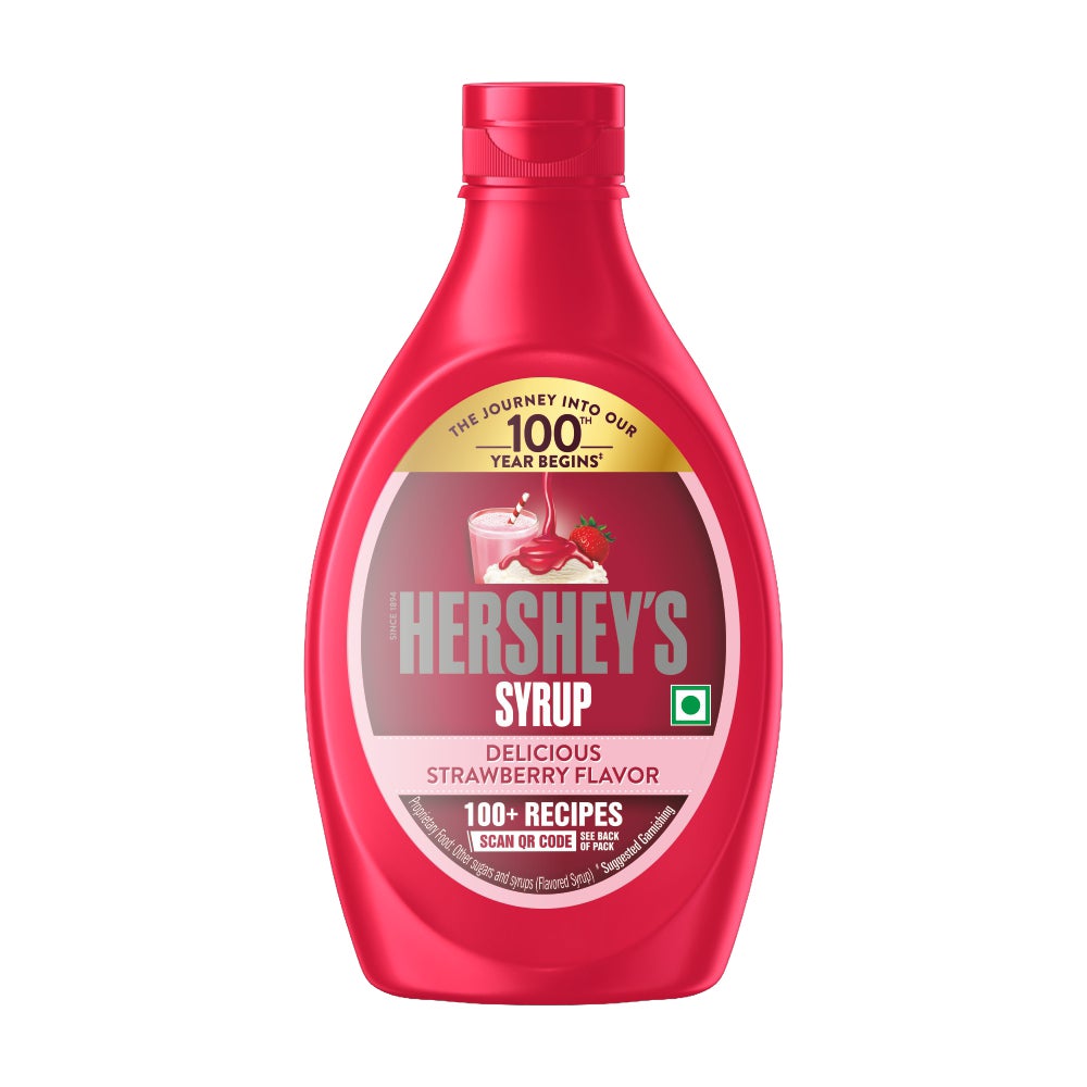 HERSHEY'S SYRUP Strawberry 600g Front of the Pack