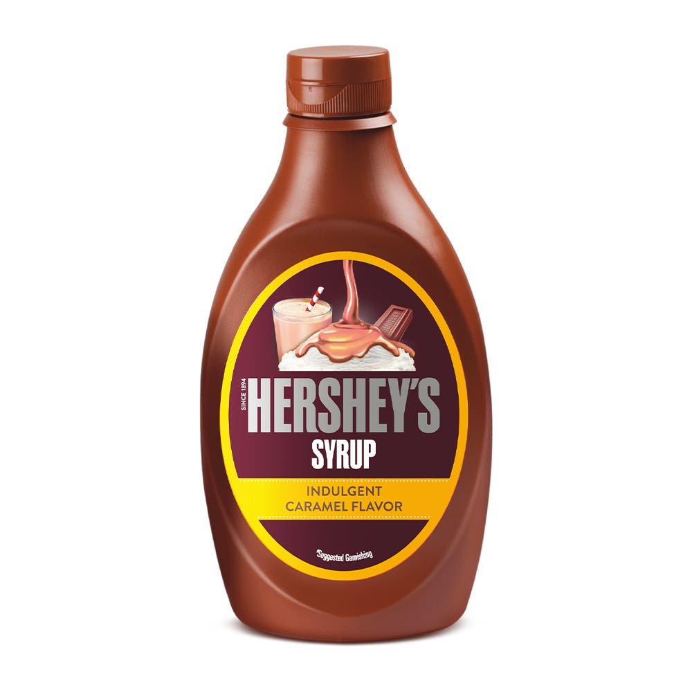 HERSHEY'S SYRUP Caramel 623g Front of the Pack