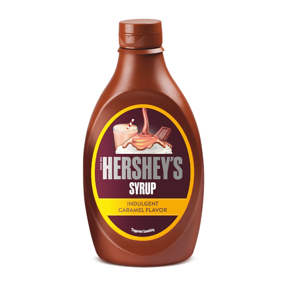 HERSHEY'S SYRUP Caramel 623g Front of the Pack