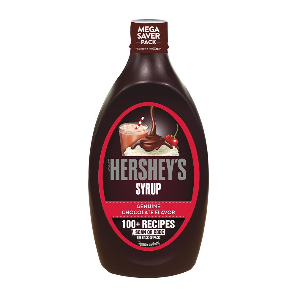 HERSHEY'S SYRUP Chocolate 1.3kg Front of the Pack