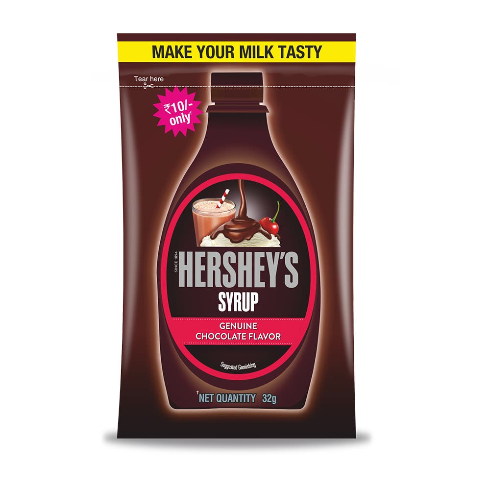 HERSHEY'S SYRUP Chocolate 32g Front of the Pack