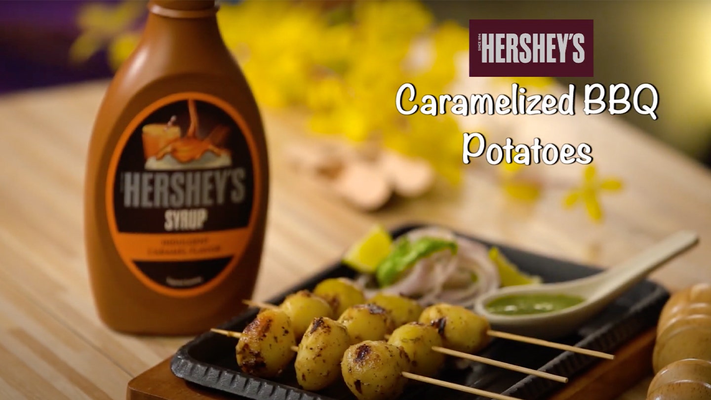 HERSHEY'S Caramelized BBQ Potatoes Recipe Video