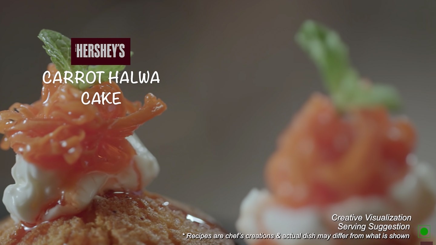 HERSHEY'S Carrot Halwa Cake Recipe Video