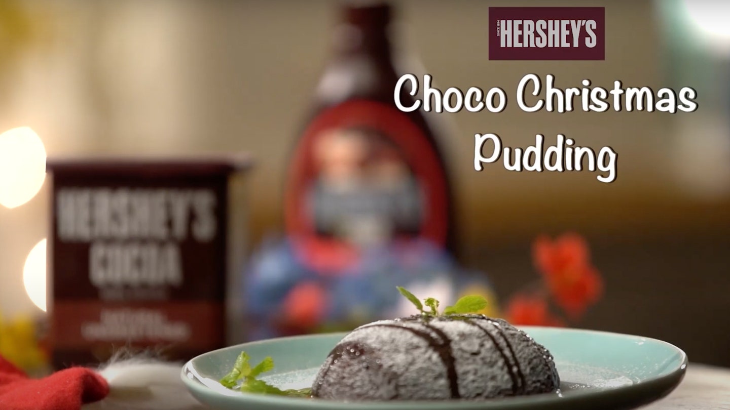 HERSHEY'S Choco Christmas Pudding Recipe Video