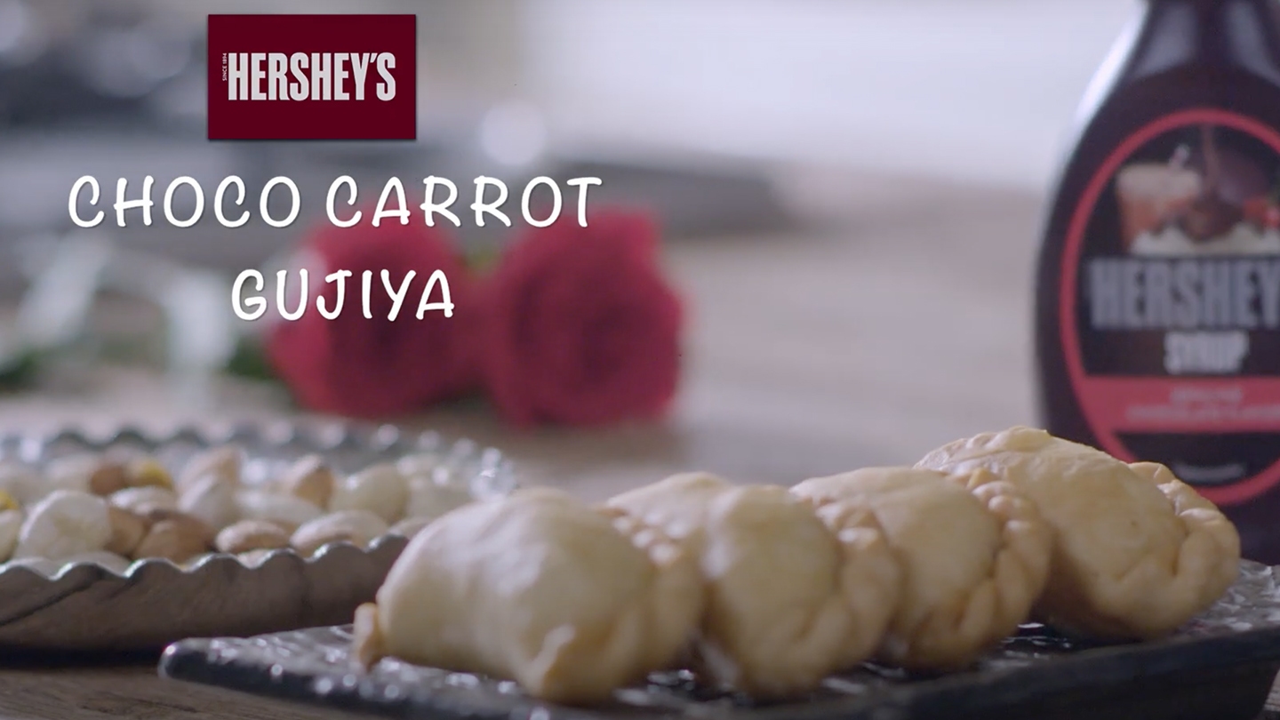 HERSHEY'S Choco-Carrot Gujiya Recipe Video