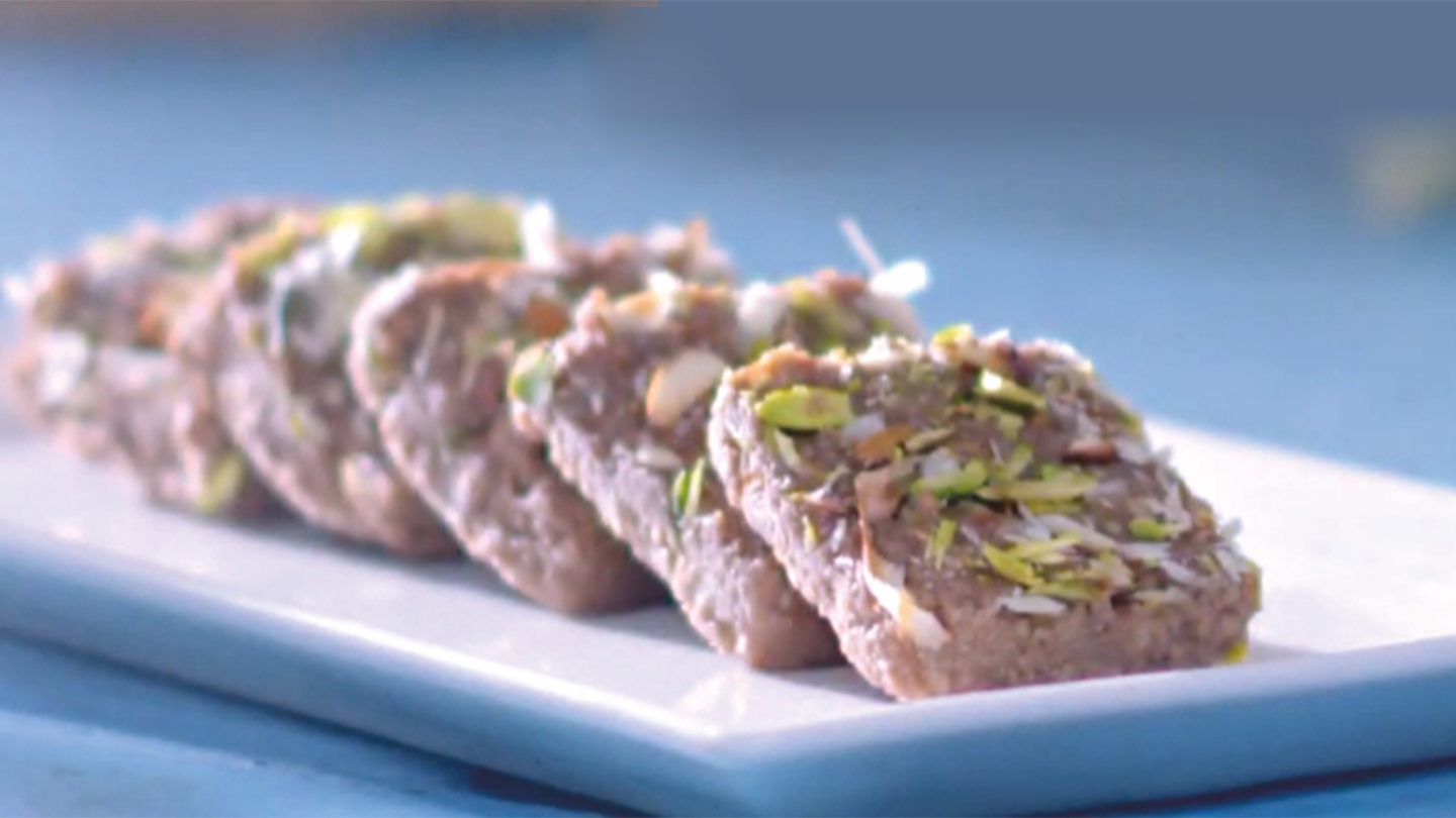 HERSHEY'S Choco-nut Kalakand Recipe