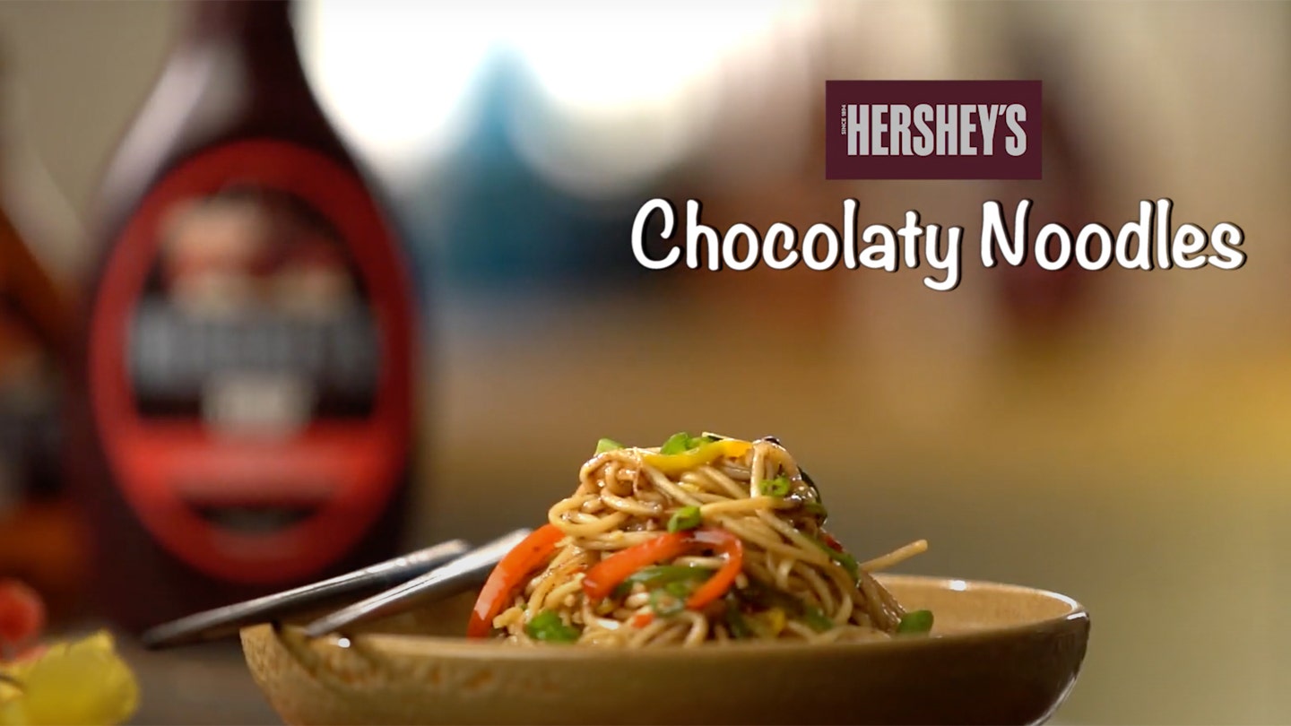 HERSHEY'S Chocolatey Noodles Recipe Video