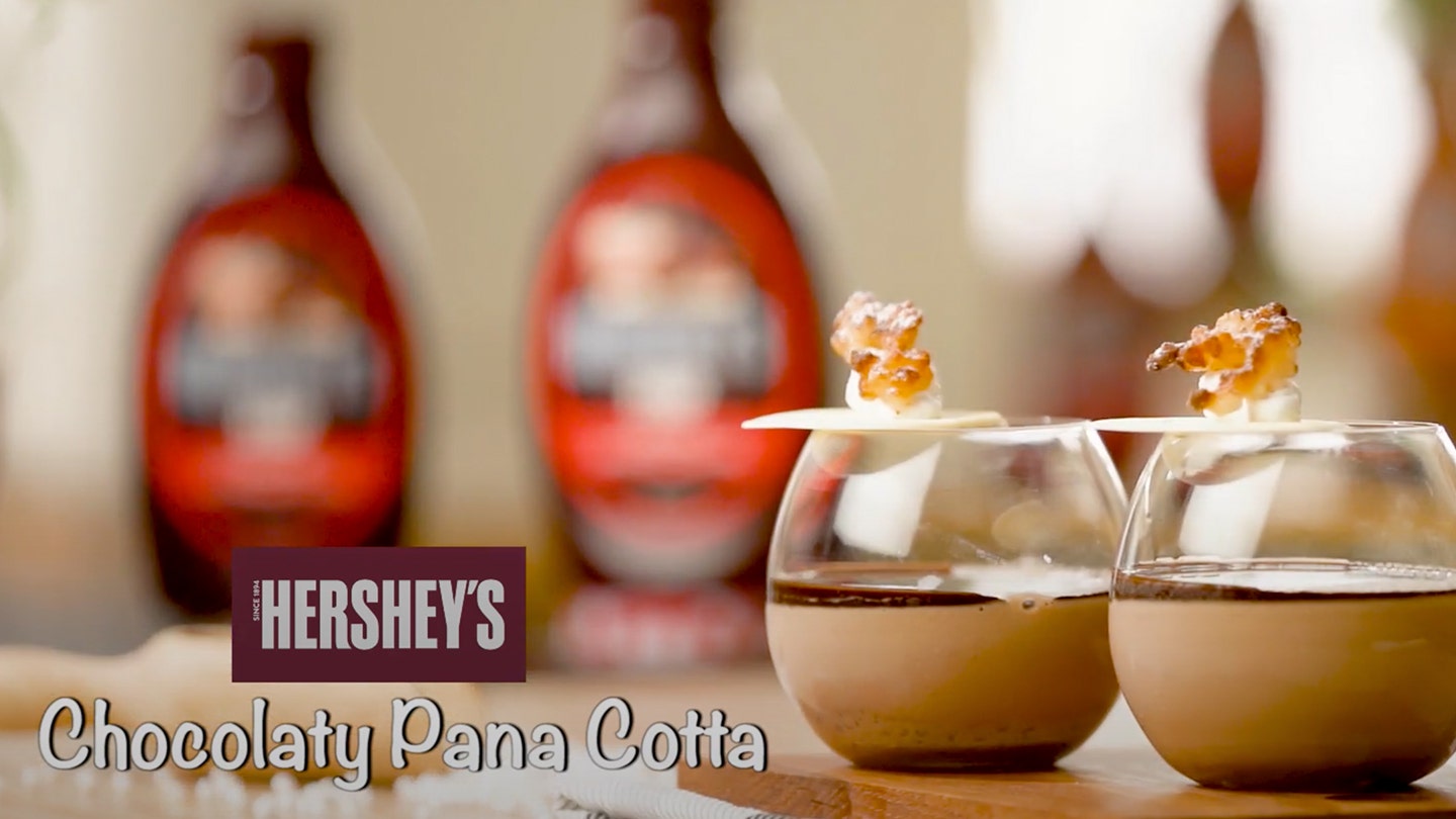 HERSHEY'S Chocolatey Pana Cotta Recipe Video