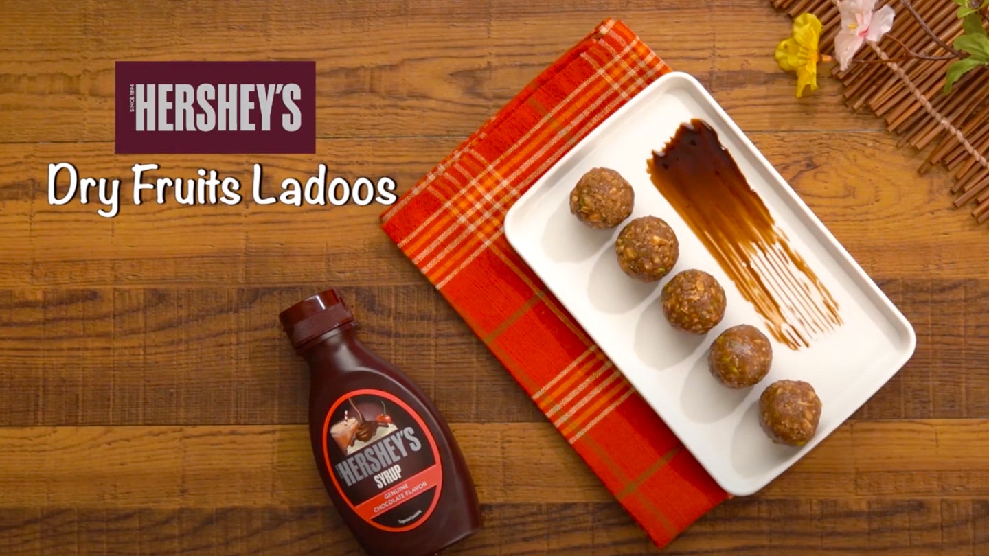 HERSHEY'S Dry Fruits Ladoos Recipe Video