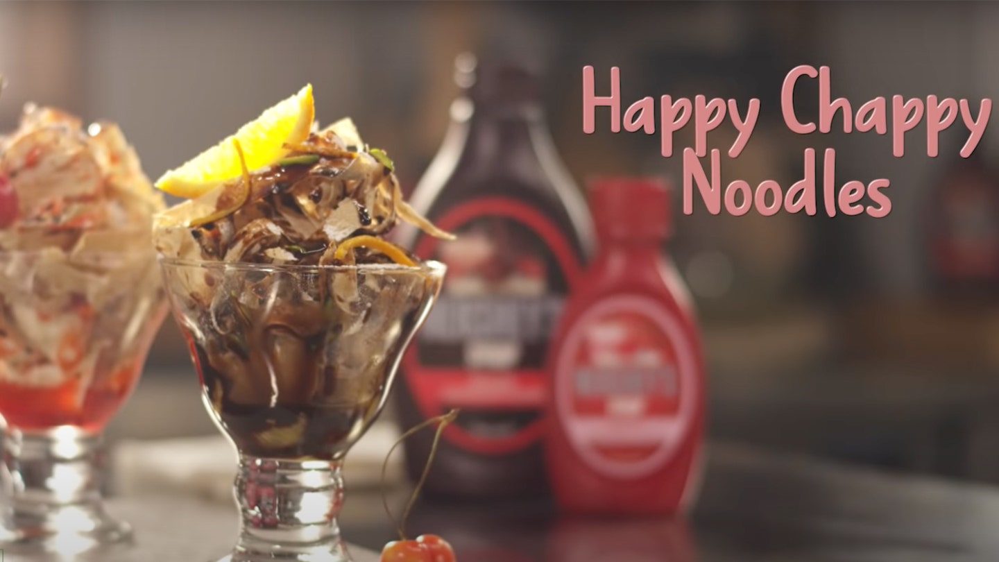 HERSHEY'S Happy Chappy Noodles Recipe Video