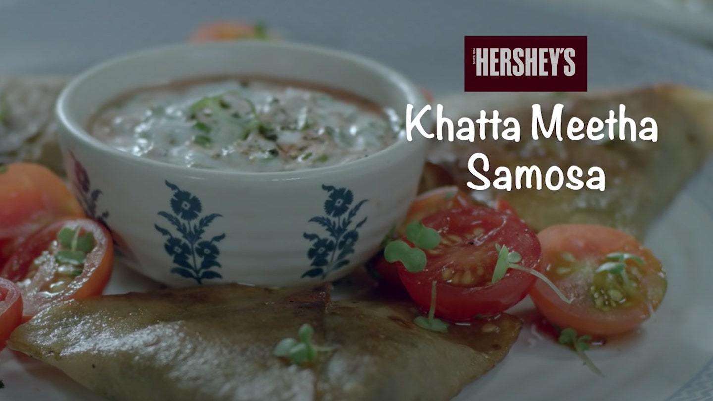 HERSHEY'S Khatta Meetha Samosa Recipe Video