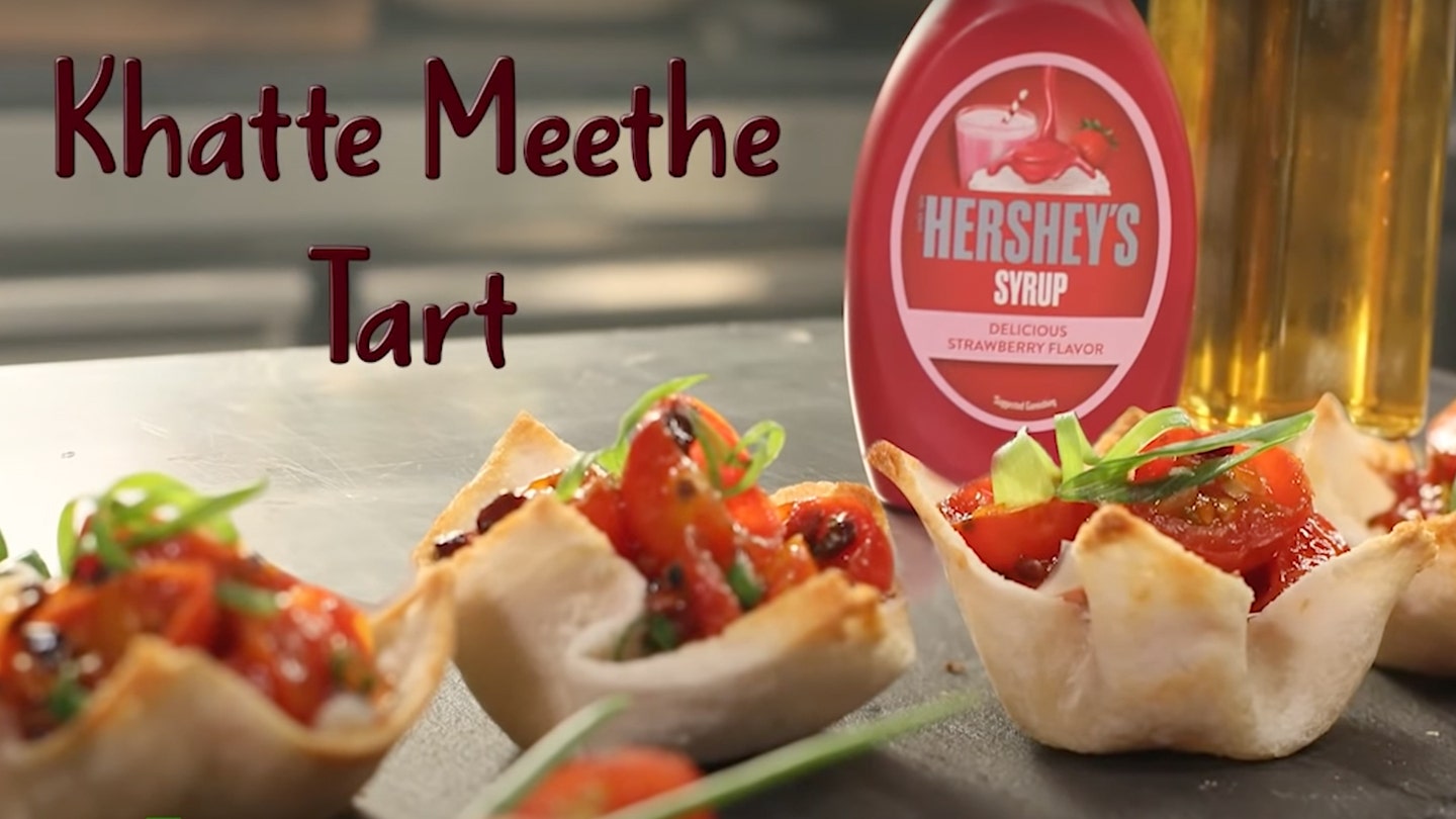 HERSHEY'S Khatta Meetha Tart Recipe Video