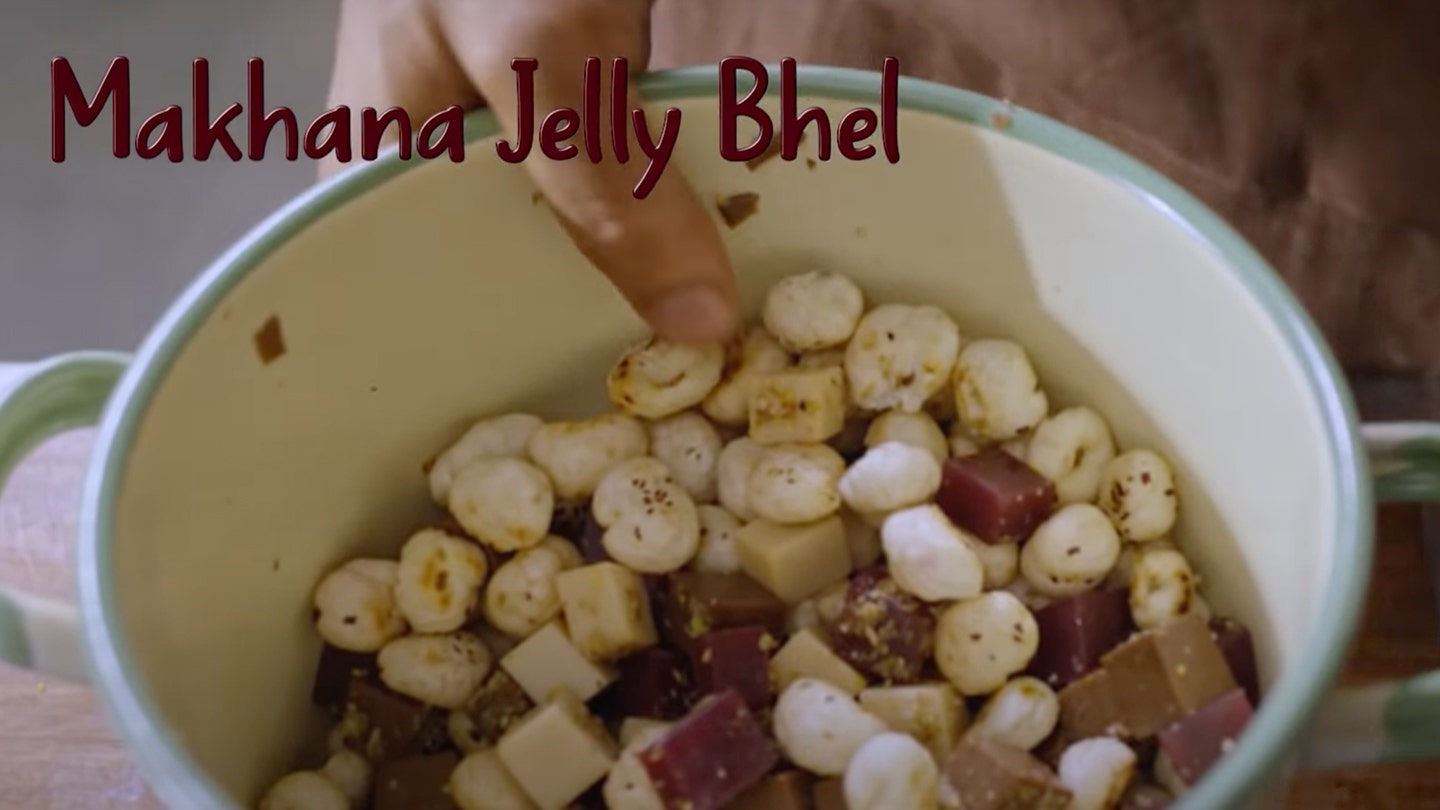 HERSHEY'S Makhana Jelly Bhel Recipe Video