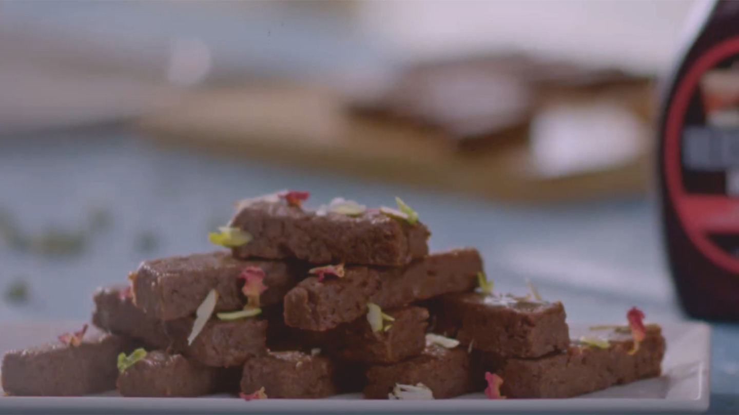 HERSHEY'S Nachni Choco-Halwa Fingers Recipe