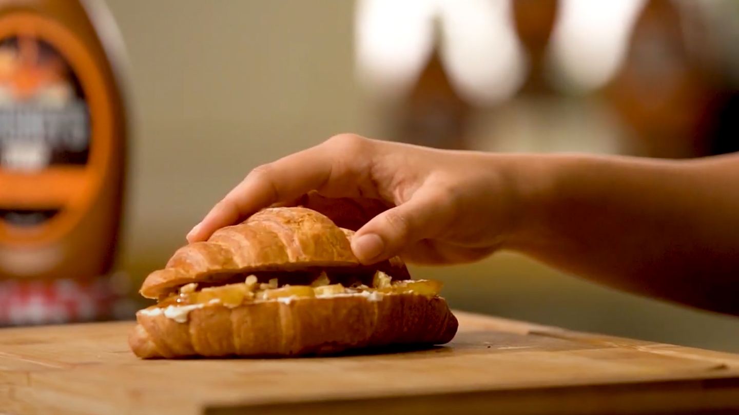 HERSHEY'S Pear & Walnut Croissants Recipe