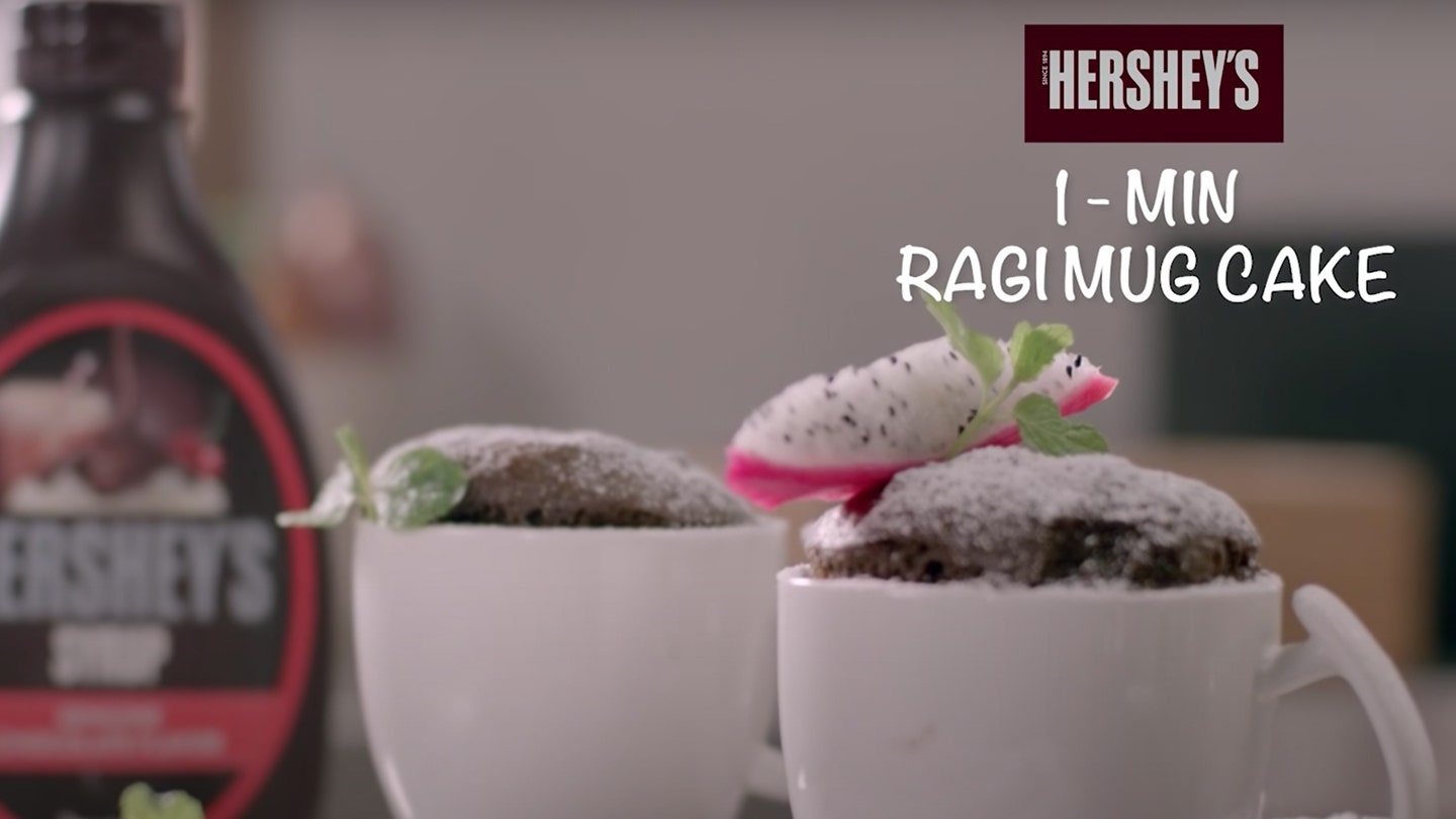 HERSHEY'S 1-Minute Ragi Mugcakes Recipe Video