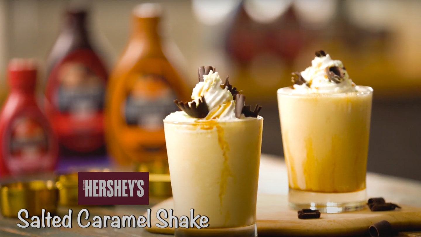 HERSHEY'S Salted Caramel Shake Recipe Video