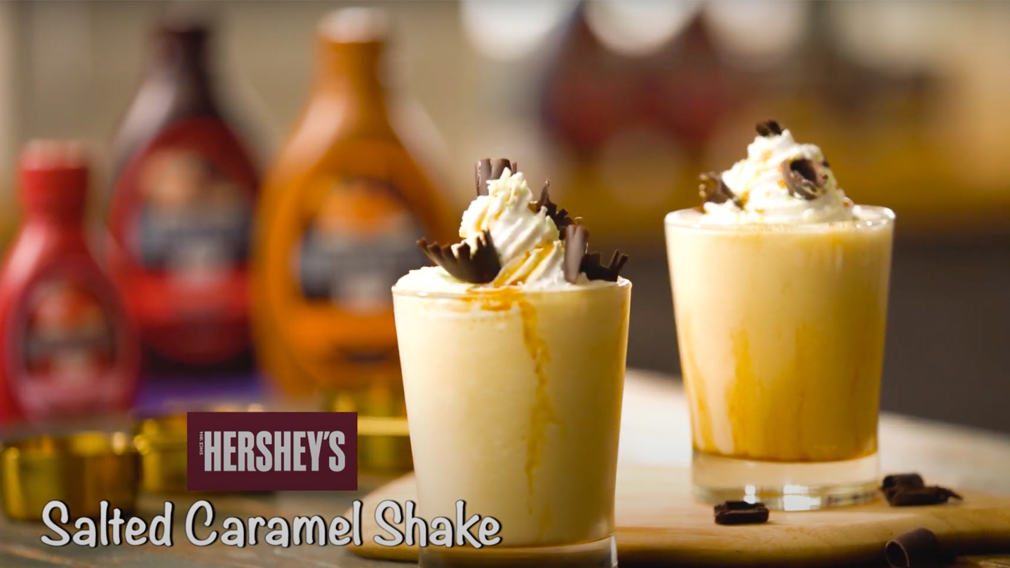 HERSHEY'S Salted Caramel Shake Recipe Video