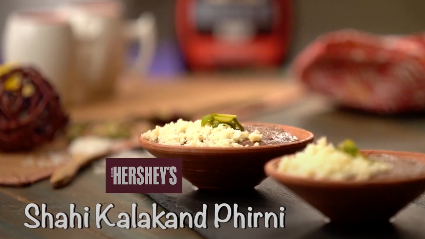 HERSHEY'S Shahi Kalakand Phirni Recipe Video