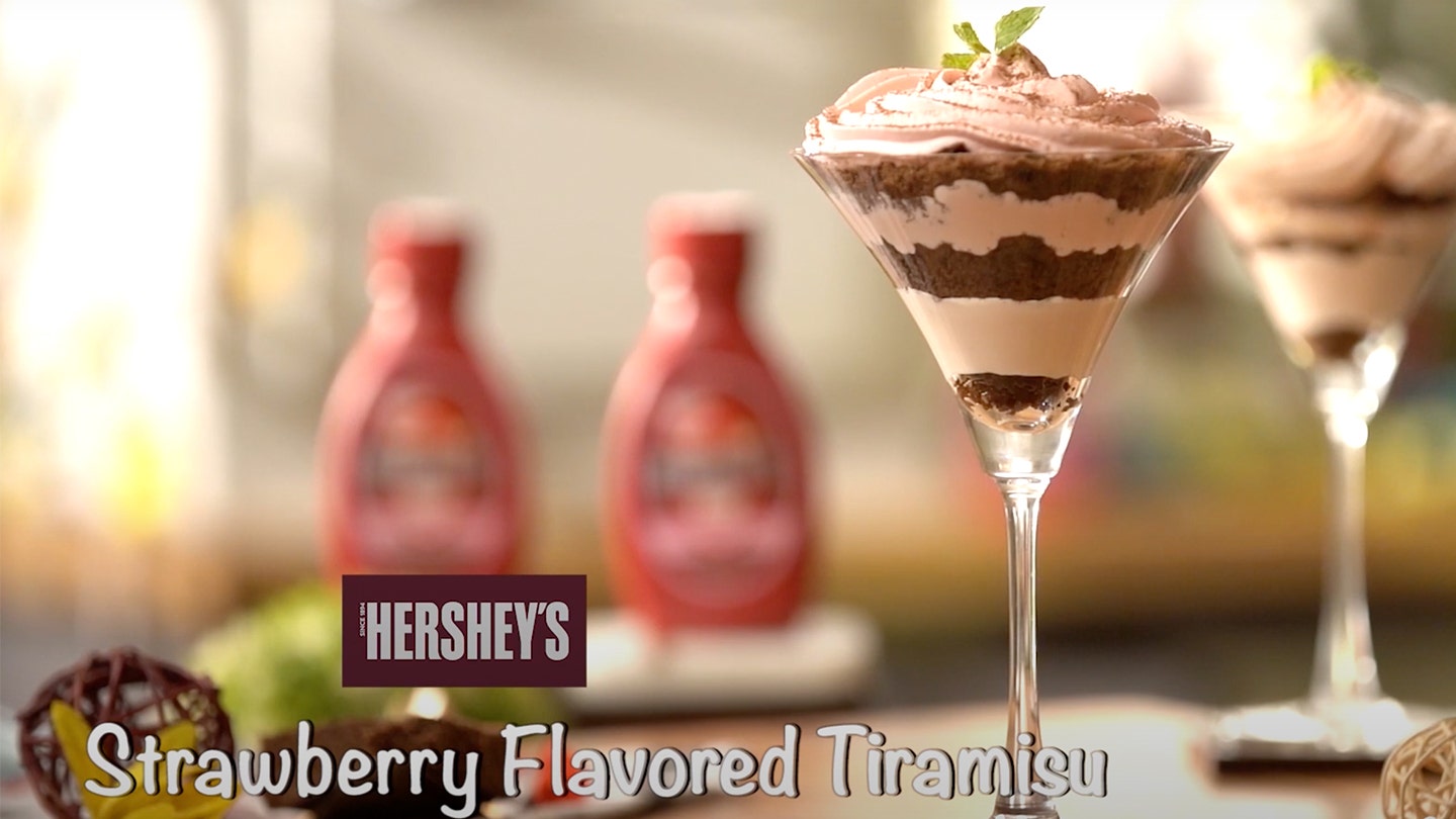 HERSHEY'S Strawberry Flavored Tiramisu Recipe Video