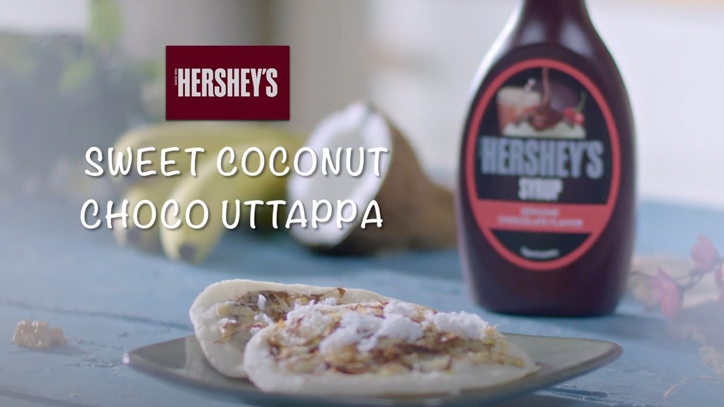HERSHEY'S Sweet-Coconut Choco-Uttappa Recipe Video