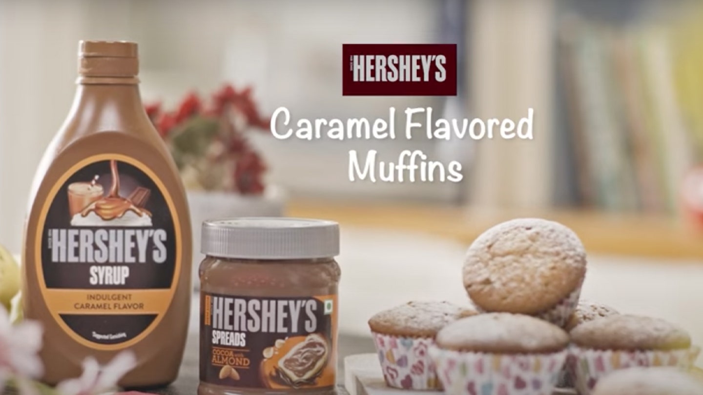 HERSHEY'S Caramel Flavored Muffins