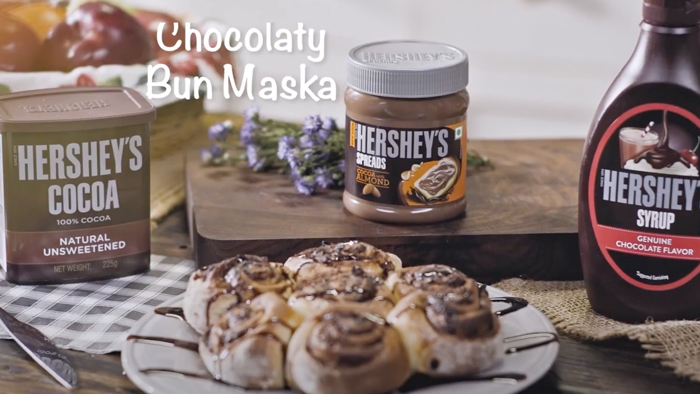 HERSHEY'S Choco Bun Maska Recipe Video