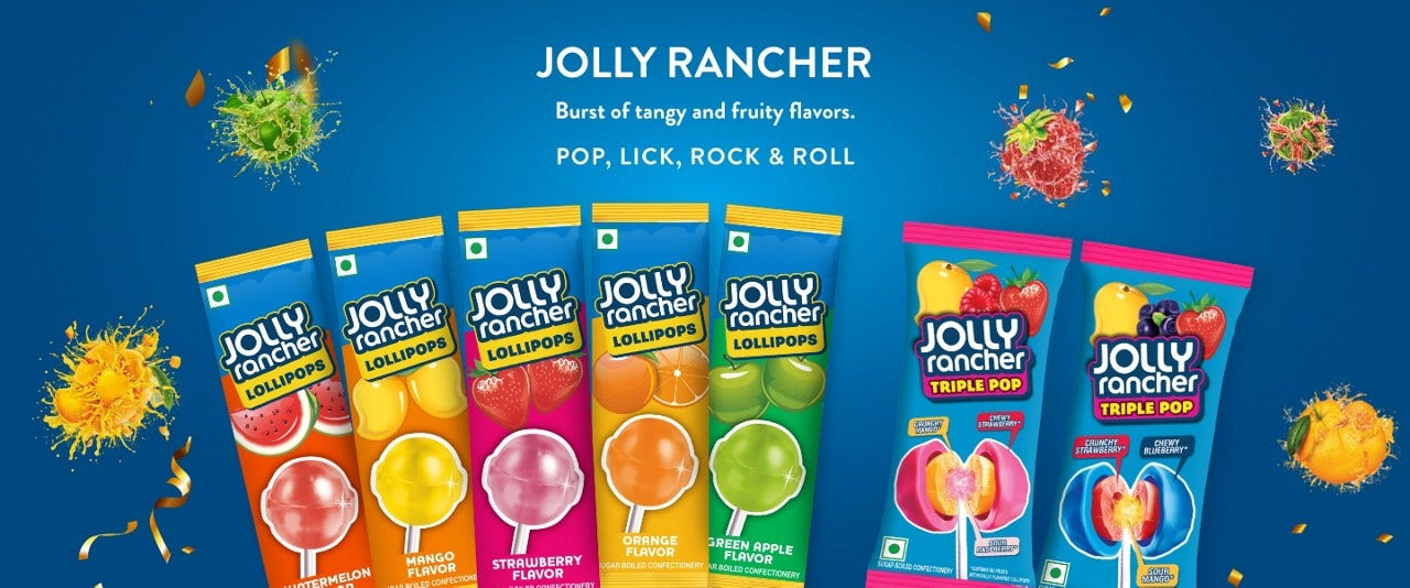 Jolly Rancher Lollipops | POP, LICK, ROCK & ROLL