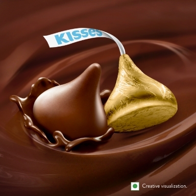 HERSHEY’S KISSES Milk Chocolate 30% Less Sugar inner packing