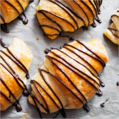 Sweet Indulgence of Chocolatey Croissants  with HERSHEY'S SPREADS